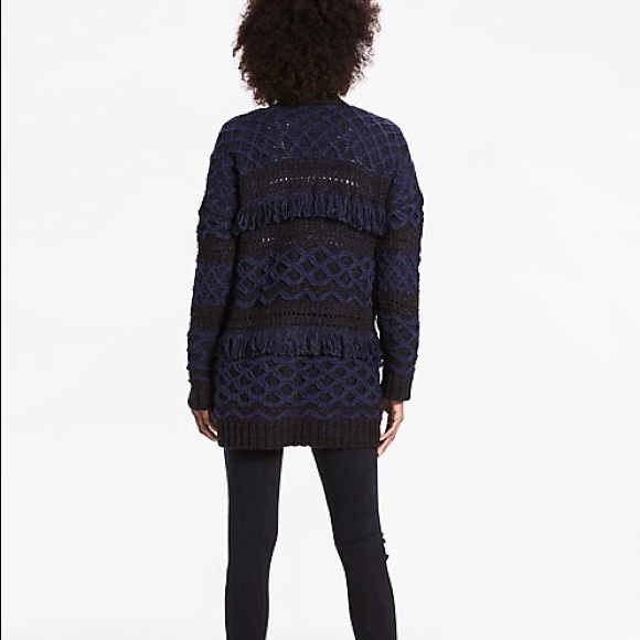 Lucky - Stevie Cardigan in Navy + Black - Picture 4 of 4
